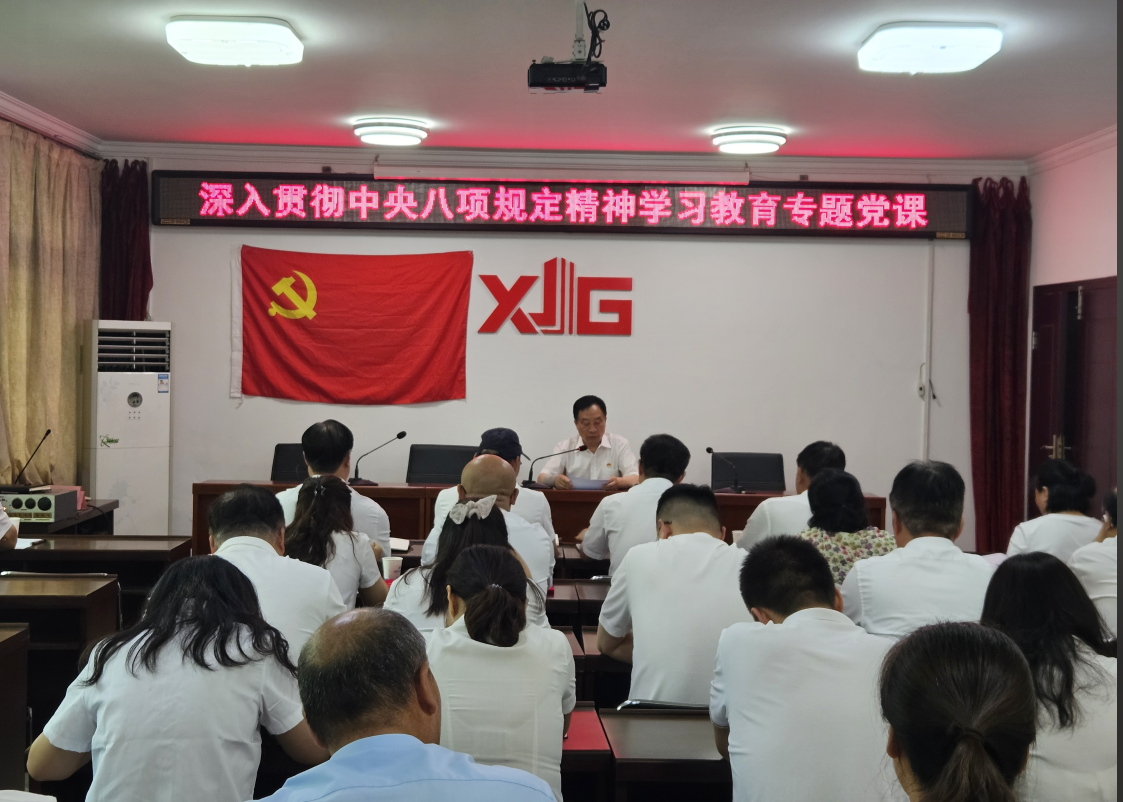 咸陽(yáng)建工開(kāi)展“兩優(yōu)一先”表彰暨學(xué)習教育專(zhuān)題黨課活動(dòng)